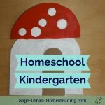 homeschool kindergarten label