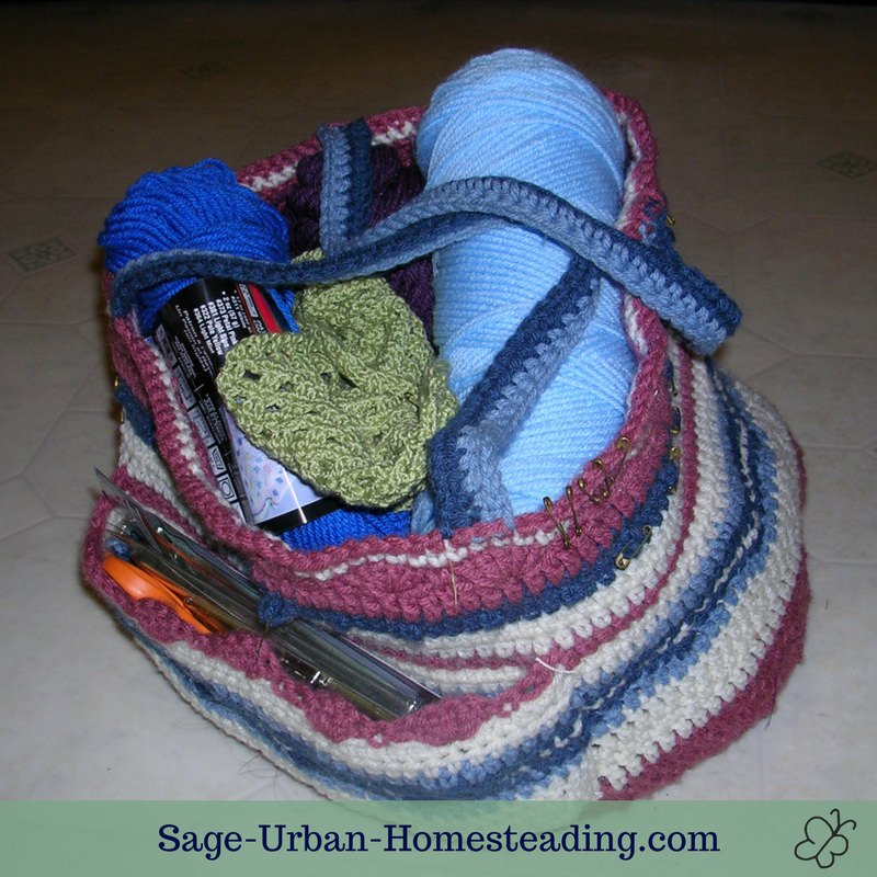 crochet bag for projects